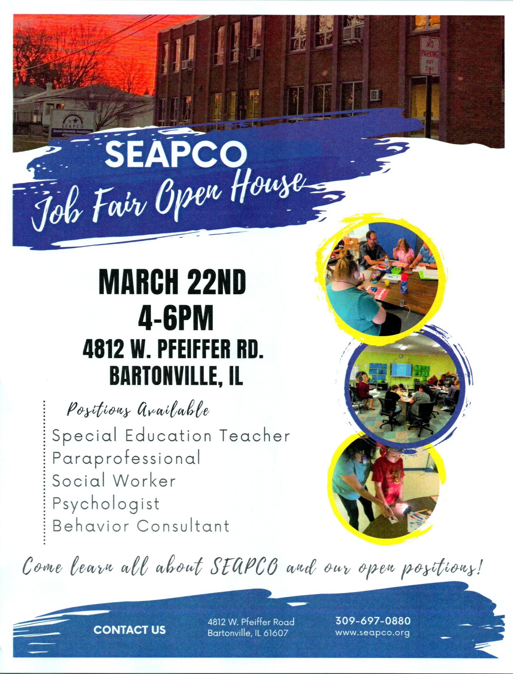Special Education Association of Peoria County, IL - SEAPCO Job Fair ...